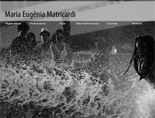 Tablet Screenshot of mariaeugeniamatricardi.com